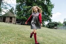 Load image into Gallery viewer, Lil Legs Plaid Edition Dress - Soft Grey Plaid