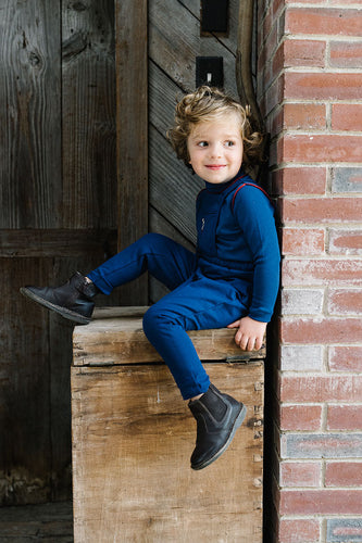 Lil Legs Limited Capsule Bib Overalls - Bellwether Blue