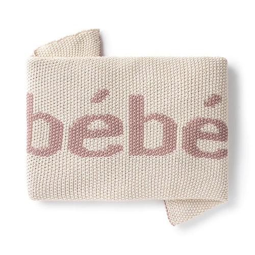 Domani Home Knit Bebe Blanket Pink