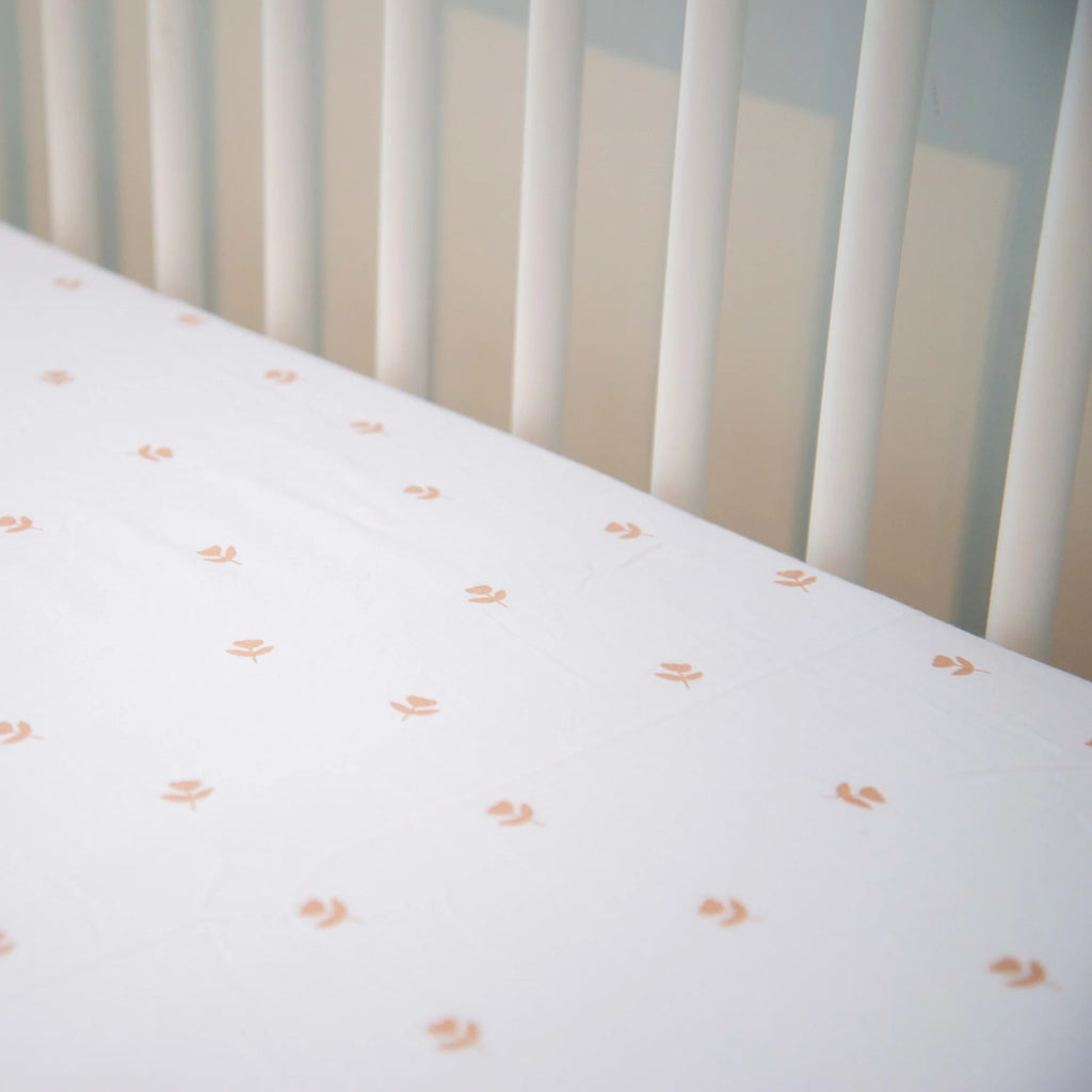 thumbnail image 2 of Soft Cotton Fitted Sheet For Baby Crib & Cot – All Sizes, Elastic Edges, Nursery Bedding 2 of 6