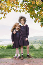 Load image into Gallery viewer, Lil Legs Fan Club Dress (NO WORDS) - Plum