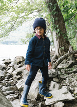 Load image into Gallery viewer, Lil Legs Denim Day Boys Shirt - Denim/Burgundy
