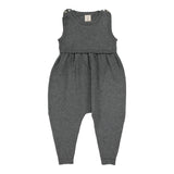 Lil Legs Knit Overalls - Mid Grey