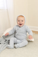 Load image into Gallery viewer, Bee &amp; Dee Dainty Sweater Layette Set - London Fog