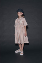 Load image into Gallery viewer, Little Creative Factory Cream And Light Apricot Anchor Dress