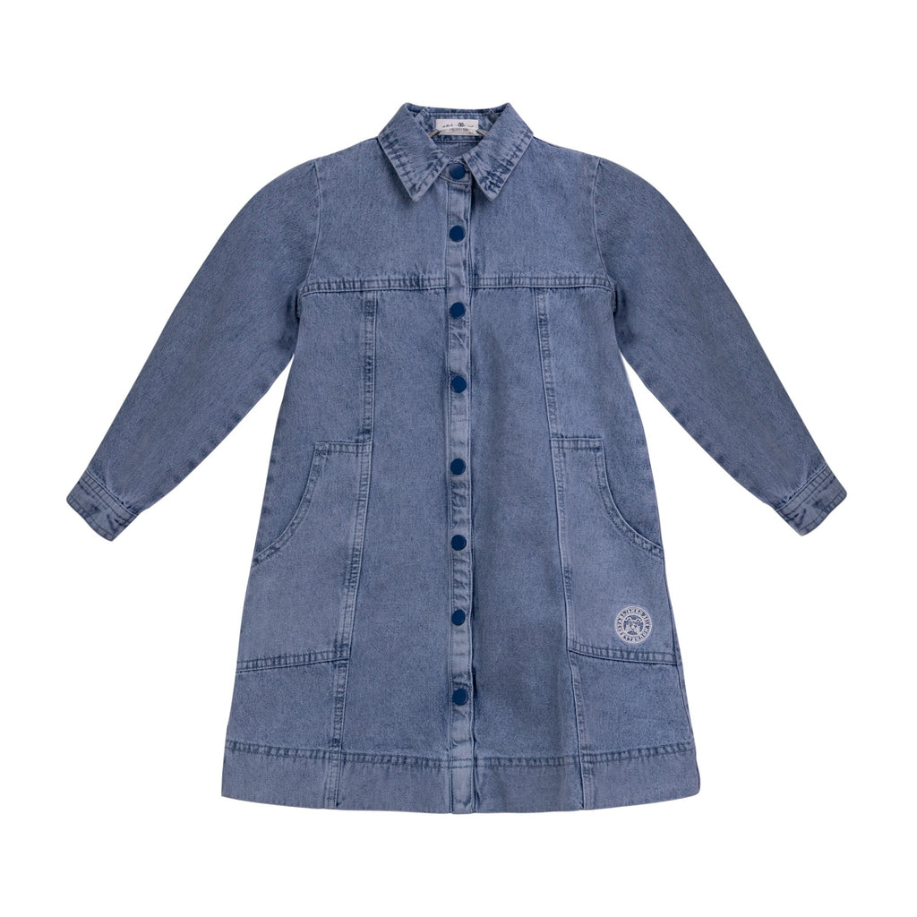 Nou Nelle Denim Shirt Dress (Long Sleeve)