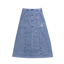Load image into Gallery viewer, Nou Nelle Denim Maxi Skirt