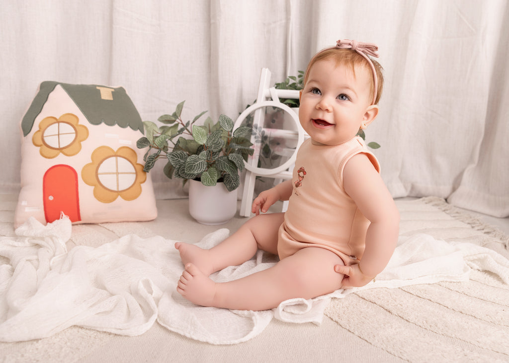 Mini Label Doll Two Piece Set - Pink
