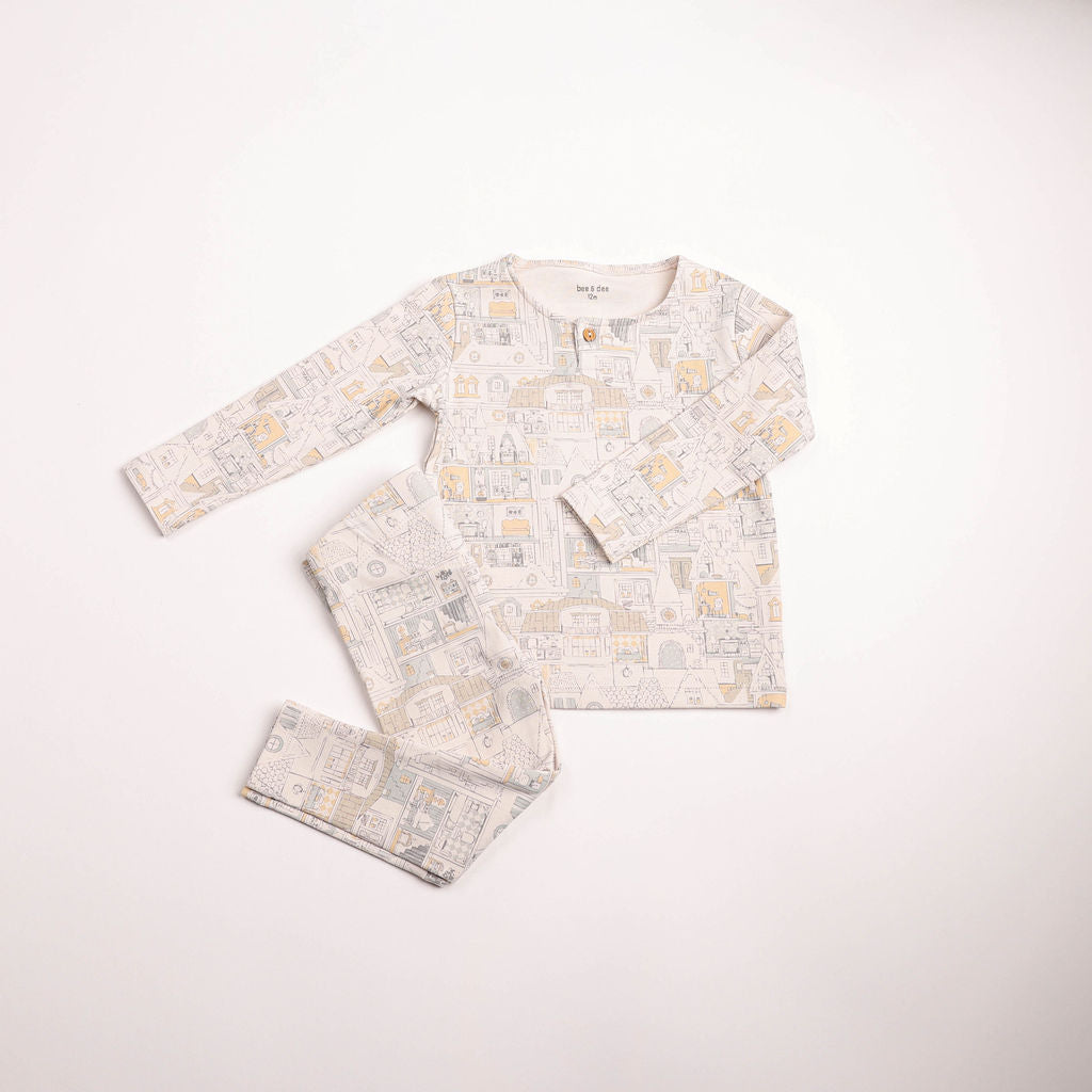 Bee & Dee Boys Dollhouse Print Loungewear