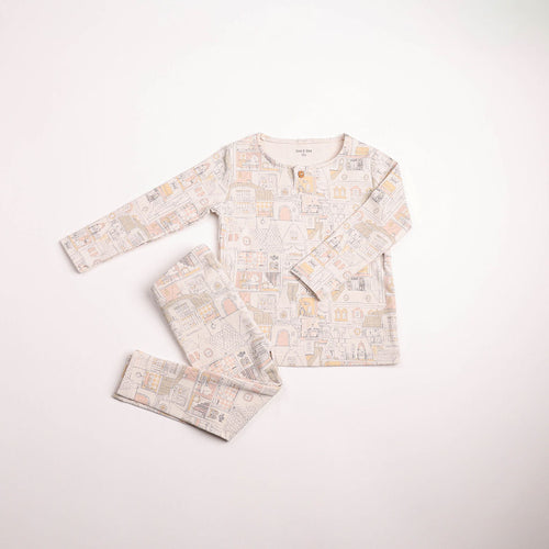 Bee & Dee Girls Dollhouse Print Loungewear