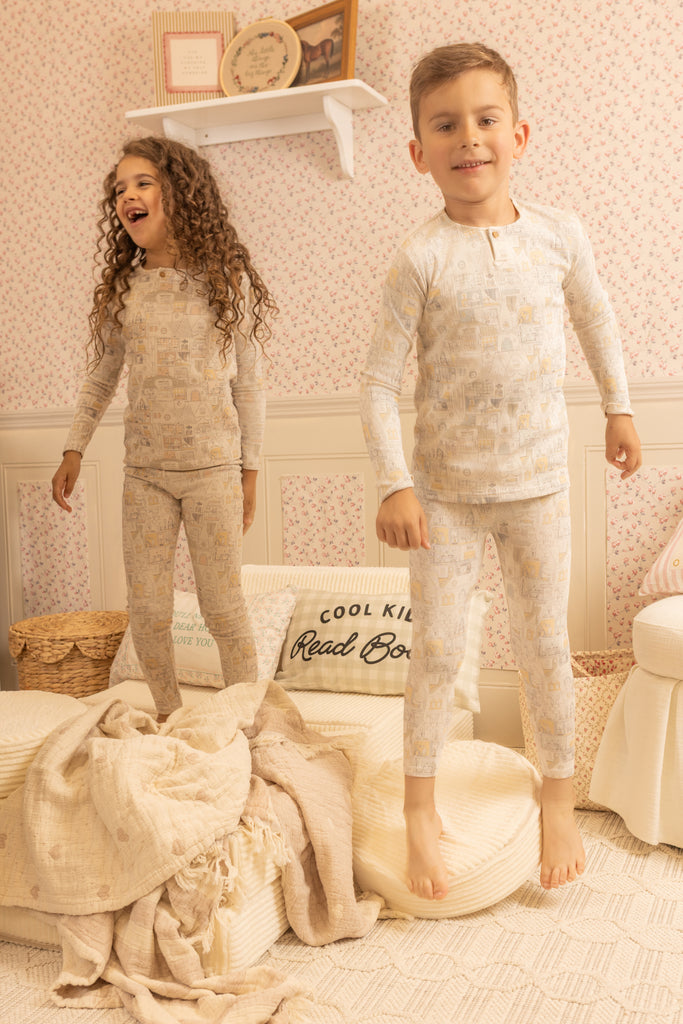 Bee & Dee Boys Dollhouse Print Loungewear