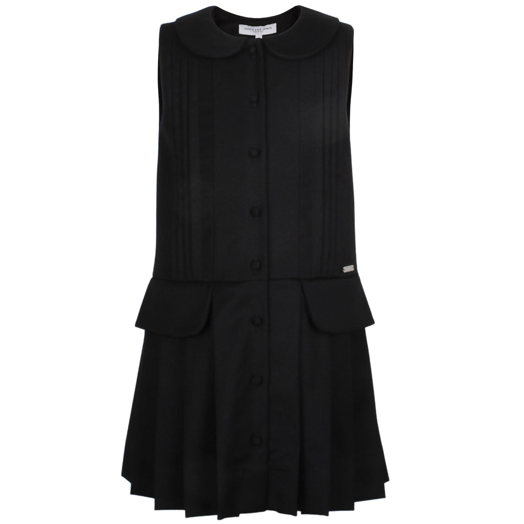 Jessie & James Dolly Pinafore Dress - Black