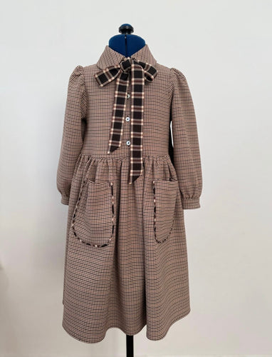 Olivia Rhode Brown Plaid Dress (1148)