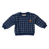 Wander & Wonder Baby Check Sweatshirt - Ink Check