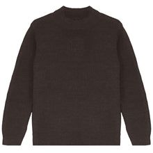 Load image into Gallery viewer, Calla Lili Girls Mockneck Embossed Sweater And Tweed Skirt With Drawstring - Grey/Brown