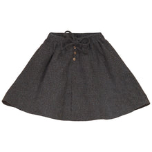 Load image into Gallery viewer, Calla Lili Girls Mockneck Embossed Sweater And Tweed Skirt With Drawstring - Grey/Brown