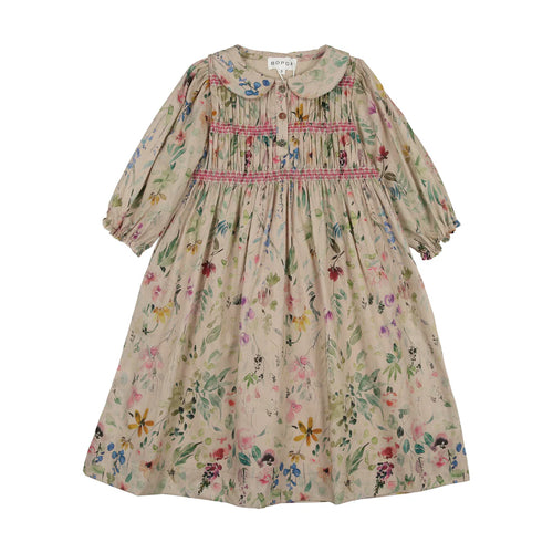 Bopop Floral 3/4 Sleeve Dress