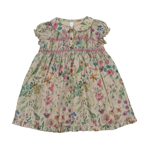 Bopop Floral Short Sleeve Dress