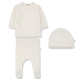 1+ in the Family Elodie/May 2PC Set with Hat - Ecru