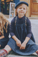 Load image into Gallery viewer, Madeline Girls Mockneck With Floral Design