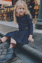 Load image into Gallery viewer, Madeline Girls Pleated Denim Skirt