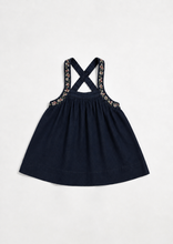Load image into Gallery viewer, Madeline Girls Denim Pinafore