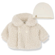 Load image into Gallery viewer, 1+ in the Family Coat &amp; Hat Set - Ecru