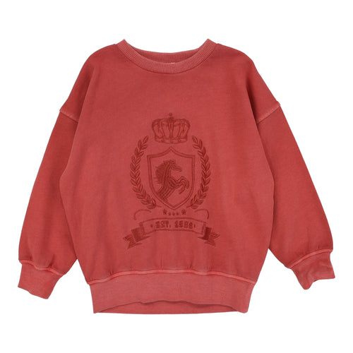 Lil Legs Emblem Sweatshirt - Mineral Red
