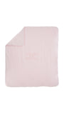 Elisabetta Franchi CC Logo Sweatshirt Blanket - Marshmallow
