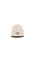 Load image into Gallery viewer, Elisabetta Franchi English Knit Hat With Edges - Milk/Black