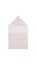 Load image into Gallery viewer, Elisabetta Franchi Sleeping Bag In Fleece With CC Embroidery - Marshmallow