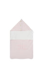 Elisabetta Franchi Sleeping Bag In Fleece With CC Embroidery - Marshmallow