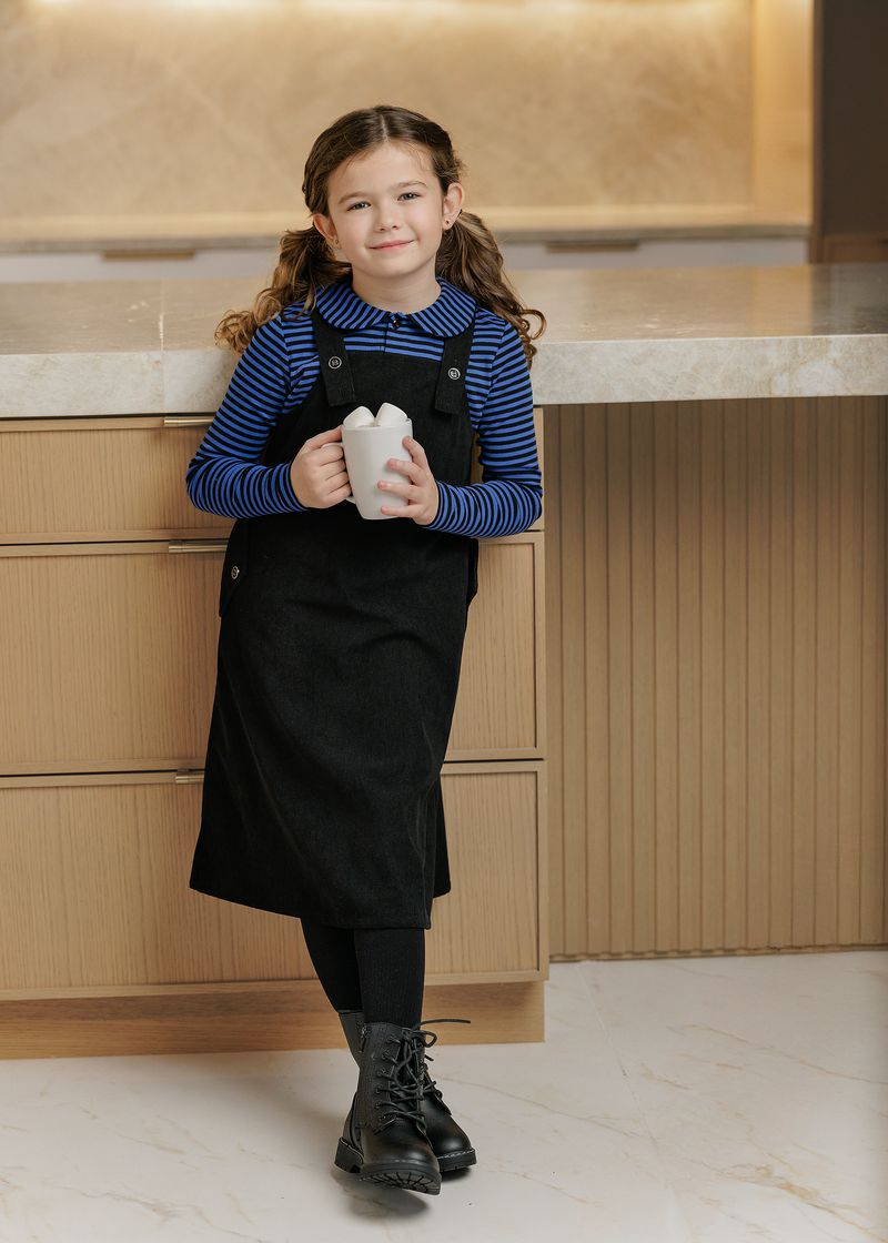 Velvette Label Corduroy Jumper – Moonlight