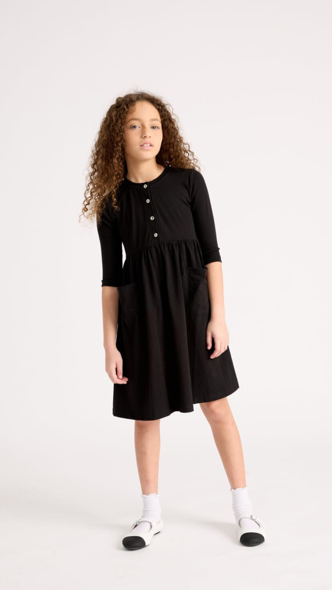 Cruz short dress Little Girl Color BLACK Size 10