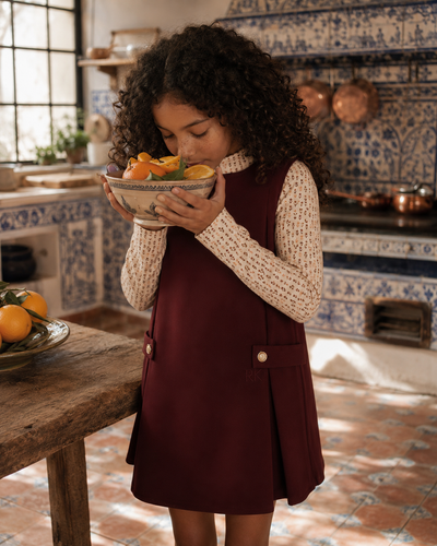 Retro Kid Emerson Printed Turtleneck - Floral