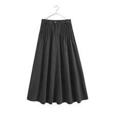 Load image into Gallery viewer, Retro Kid Emerson Knit Crop Cardigan And Gathered Pleats Maxi Skirt - Grey