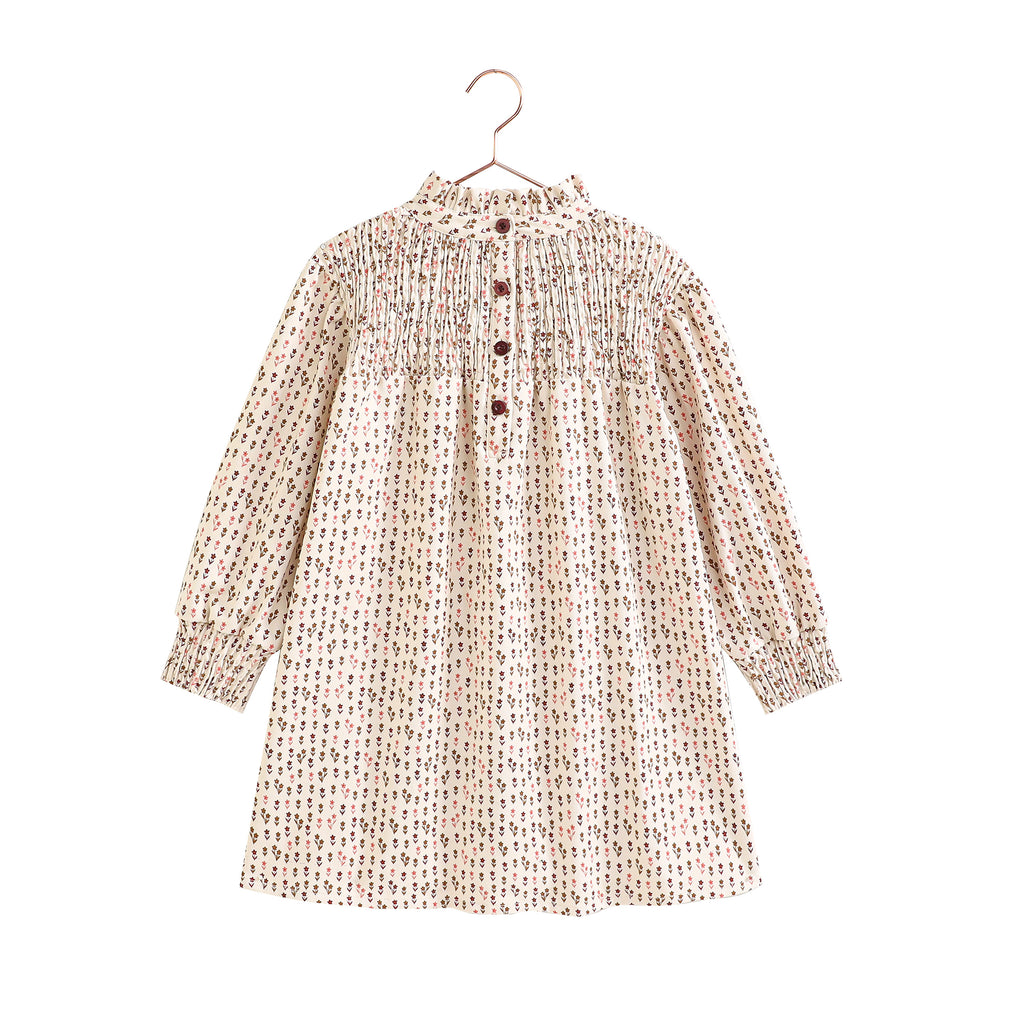 Retro Kid Emerson Smocked Dress - Floral