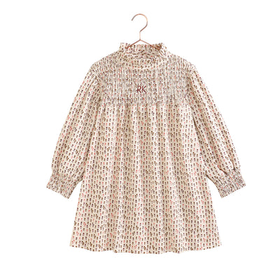 Retro Kid Emerson Smocked Dress - Floral