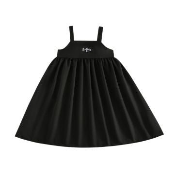 Retro Kid Emery Short Jumper Dress - Black