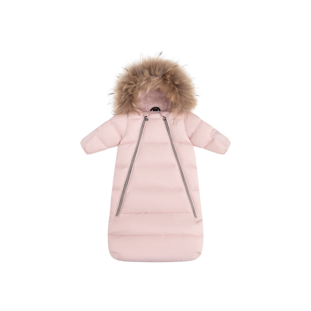 Ellabee Down Fur Snowsuit - Pink