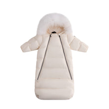 Load image into Gallery viewer, Ellabee Down Fur Snowsuit - Off White