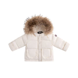 Ellabee Lyane Enfant Fur Down Jacket  - Off White