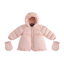 Load image into Gallery viewer, Ellabee Flore Enfant Fur Down Jacket - Baby Pink