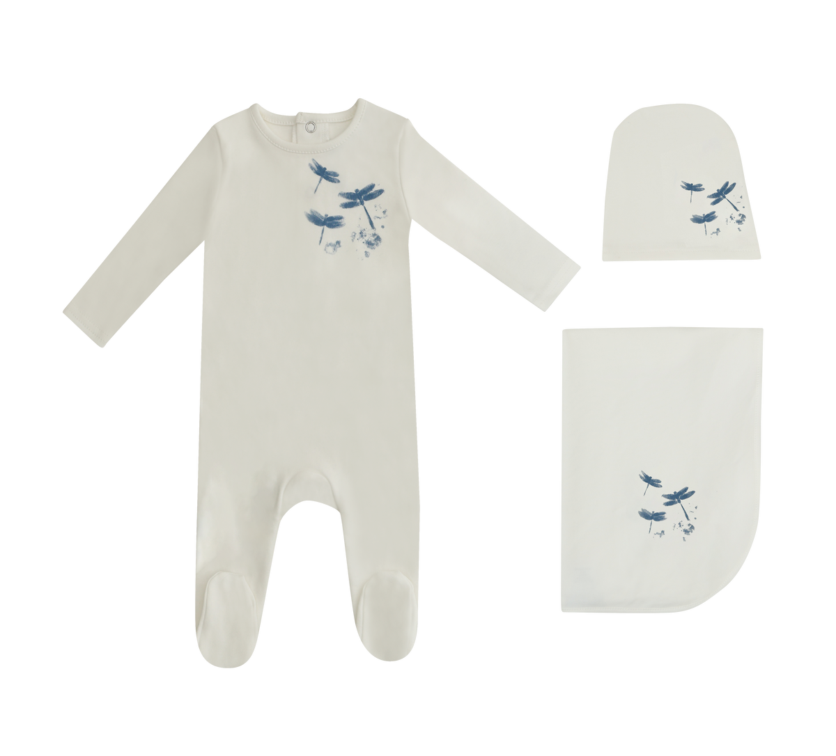 Mini Label Boys Dragonfly Layette Set - White – Moonlight