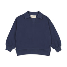 Load image into Gallery viewer, Farren &amp; Me Polo Sweatshirt - Washed Blue