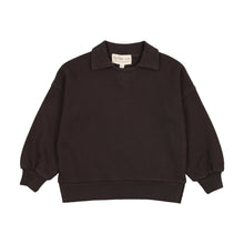 Load image into Gallery viewer, Farren &amp; Me Polo Sweatshirt - Washed Black