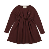Farren & Me High Waisted Dress - Washed Burgundy