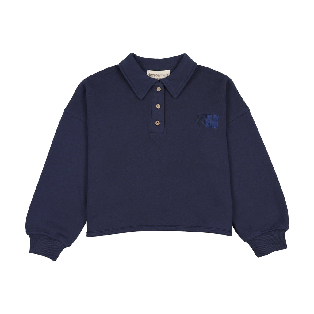 Farren & Me Swing Polo - Washed Blue