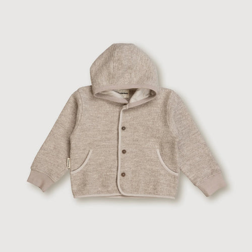 Finch & Fable - Wool Hooded Jacket - Sand