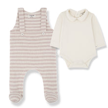 Load image into Gallery viewer, 1+ in the Family Francois Overall &amp; Onesie - Nude
